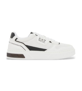 EA7 Tênis Premium Court Mesh branco
