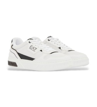 EA7 Tênis Premium Court Mesh branco