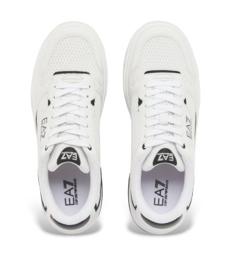 EA7 Tênis Premium Court Mesh branco