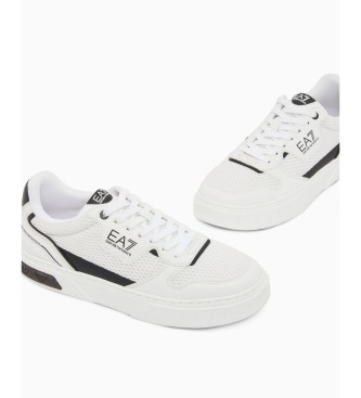 EA7 Tênis Premium Court Mesh branco