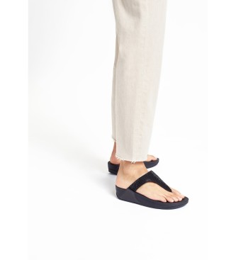 Fitflop Sandalias Lulu Crystal negro