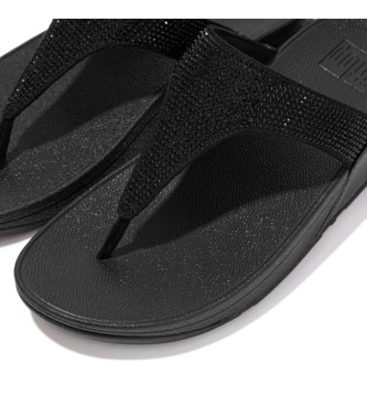 Fitflop Sandalias Lulu Crystal negro