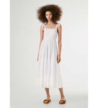 Pepe Jeans Vestido Larieta blanco
