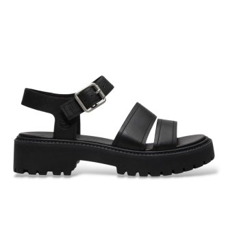 Timberland Sandálias de Pele com plataforma e tira traseira Stone Street preto