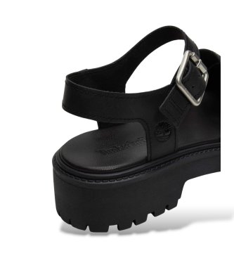 Timberland Sandálias de Pele com plataforma e tira traseira Stone Street preto