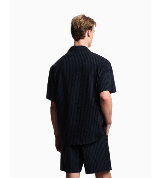 Emporio Armani Skjorta Out marinblå