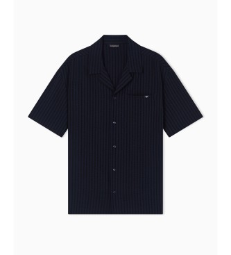 Emporio Armani Skjorta Out marinblå