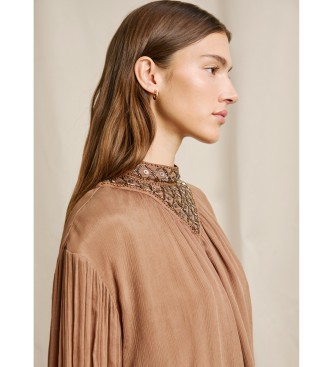 Pepe Jeans Blusa Mona marrone