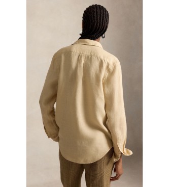 Polo Ralph Lauren Chemise en lin Classic Fit beige