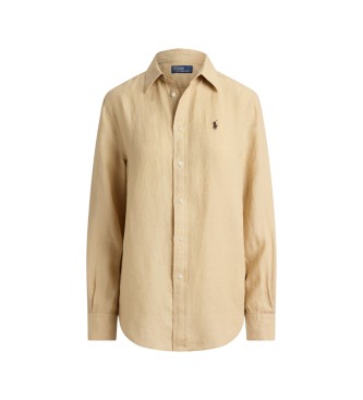 Polo Ralph Lauren Chemise en lin Classic Fit beige