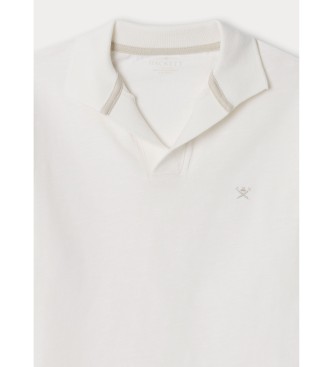 Hackett London Polo Johnny Collar wit