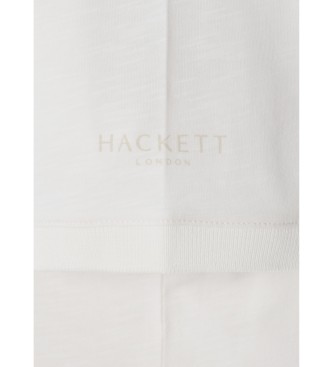 Hackett London Polo Johnny Collar wit