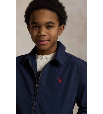 Polo Ralph Lauren Granatowa kurtka Bayport z bawełnianej popeliny