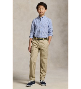 Polo Ralph Lauren Pantalón de sarga elástica Slim Fit beige