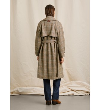 Pepe Jeans Beige Tulsa-trenchcoat