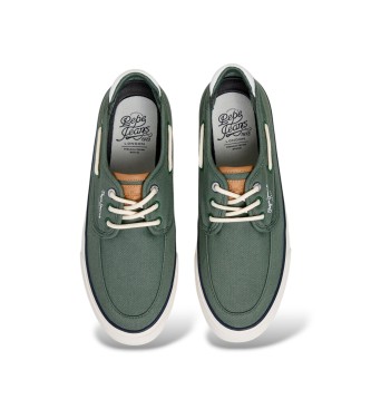 Pepe Jeans Taylor Boat sneakers green