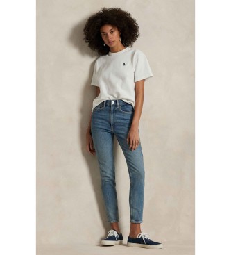 Polo Ralph Lauren Jeans de Tiro Alto Super Slim azul