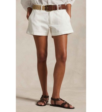 Polo Ralph Lauren Bele bombažne chino kratke hlače