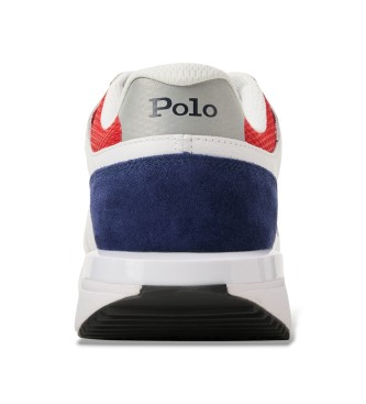 Polo Ralph Lauren Baskets Train 89 V2 avec empiècement en daim blanc