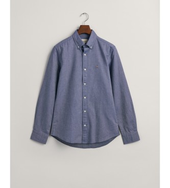 Gant Oxford Slim Fit-skjorta blå