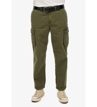 Superdry Pantalon cargo léger Parachute vert