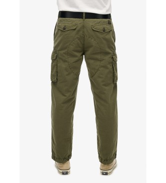 Superdry Pantalon cargo léger Parachute vert