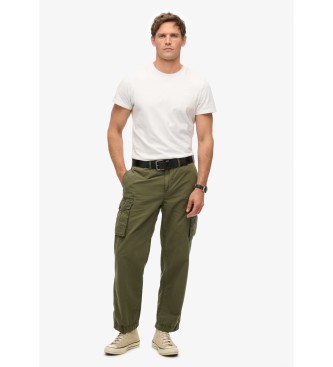 Superdry Pantalon cargo léger Parachute vert