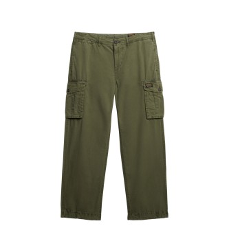 Superdry Pantalon cargo léger Parachute vert