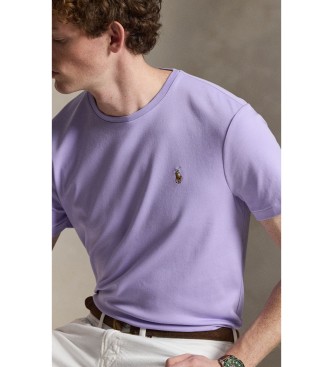 Polo Ralph Lauren Lilac Custom Slim Fit Soft Cotton T-Shirt