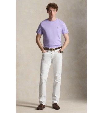 Polo Ralph Lauren Lilac Custom Slim Fit Soft Cotton T-Shirt