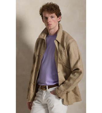 Polo Ralph Lauren Lilac Custom Slim Fit Soft Cotton T-Shirt
