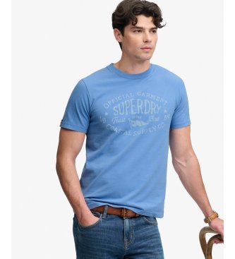 Superdry Lo-fi Dockside T-shirt i blå