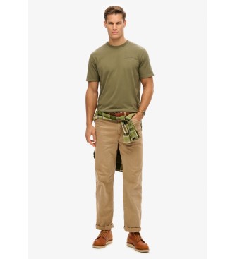 Superdry Maglietta grafica Utility Sport verde