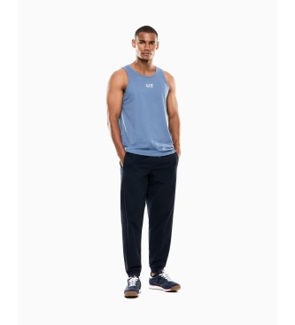 EA7 Core Identity Sleeveless T-Shirt Blue
