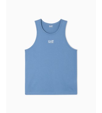 EA7 Core Identity Sleeveless T-Shirt Blue