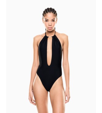 EA7 Badeanzug Water Sports schwarz