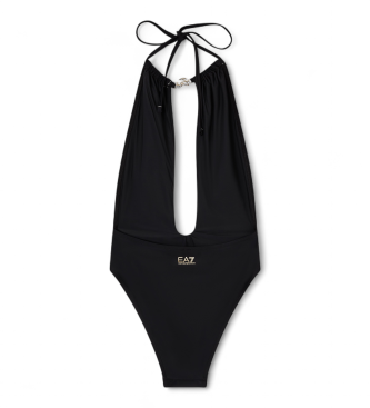 EA7 Badeanzug Water Sports schwarz