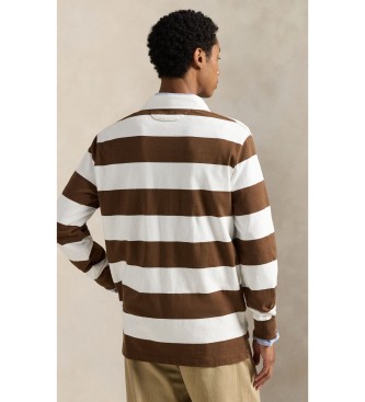 Polo Ralph Lauren Brown Iconic Rugby Shirt