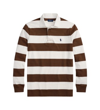 Polo Ralph Lauren Brown Iconic Rugby Shirt