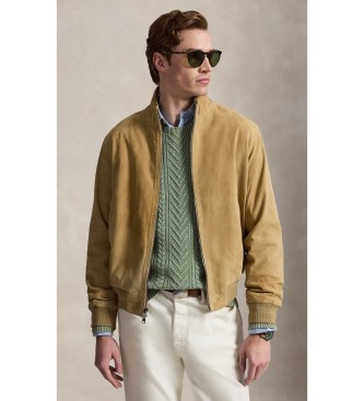 Polo Ralph Lauren Veste Charleton en daim beige