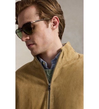 Polo Ralph Lauren Veste Charleton en daim beige
