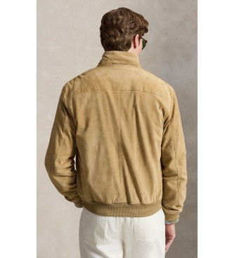 Polo Ralph Lauren Veste Charleton en daim beige