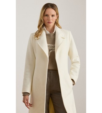 Lauren Ralph Lauren Beige double-breasted jas van wolmix
