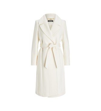 Lauren Ralph Lauren Beige double-breasted jas van wolmix