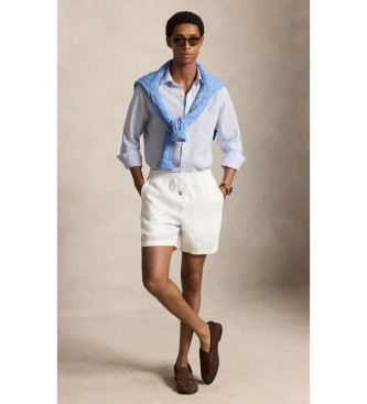 Polo Ralph Lauren Camicia di lino a righe Custom Fit blu