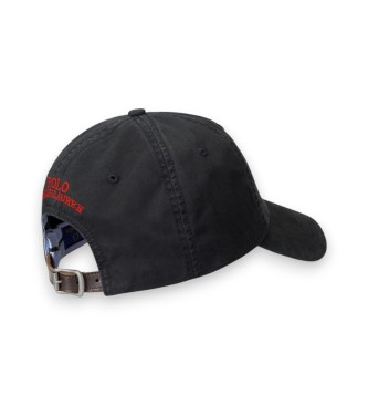 Polo Ralph Lauren Cappello con visiera in twill di cotone nero