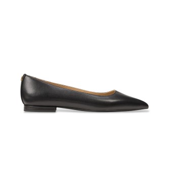 Lauren Ralph Lauren Londyn ballerinasko i skind, sort