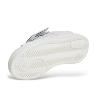 Pepe Jeans Player Young White Leather Sneakers