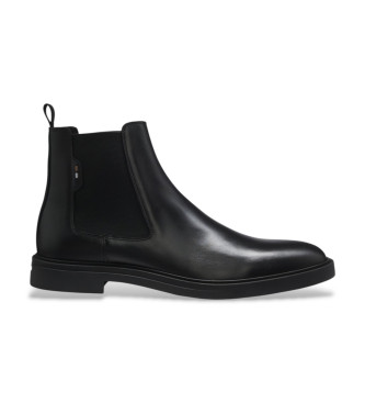 BOSS Bottines en cuir Calev noir