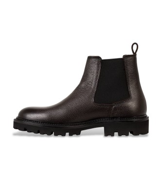 BOSS Julyo Cheb Lederstiefeletten braun